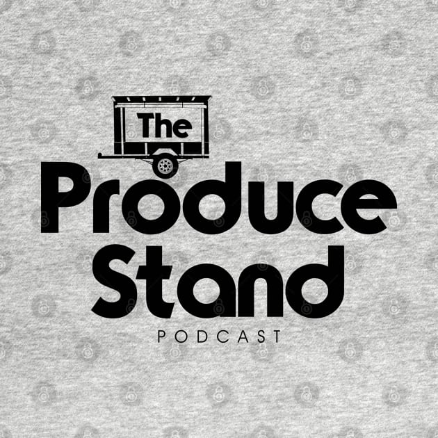 The Produce Stand Podcast primary logo black by Produce Stand Podcast